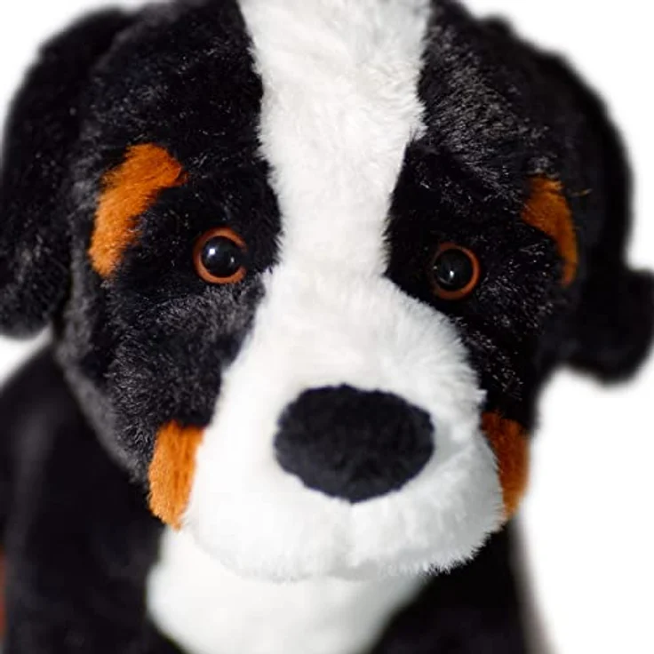 Mollis Kuscheltier - Kuschelhund - 30 cm - Berner Sennen - Weiches Plüschtier für Kinder und Babys – Bild 3
