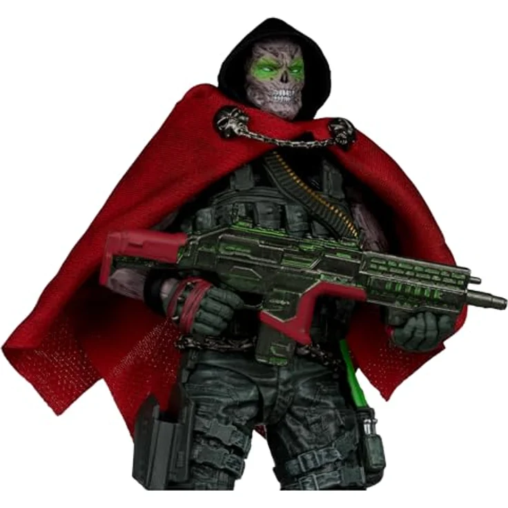 McFarlane Call of Duty Action Figure Burned Spawn, 18 cm mit Zubehör und DLC-Code in Fensterbox – Bild 3