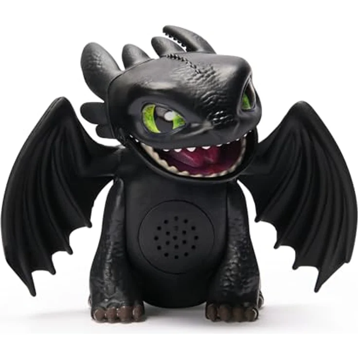 Dreamworks Dragons Interaktiver Mini-Drache Ohnezahn, 9cm Figur mit über 25 Soundeffekten, Spielzeug für Kinder ab 4 Jahren – Bild 1
