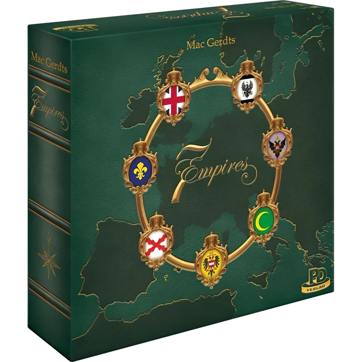 PD-Verlag 7 Empires, Strategisches Brettspiel über die Mächte Europas im 18. Jahrhundert – Bild 1