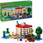LEGO Minecraft 21275 Das TNT-Dschungelhaus Bausatz, Spielset mit Sprengfunktion und 3 Figuren, Mehrfarbig, 287 Teile