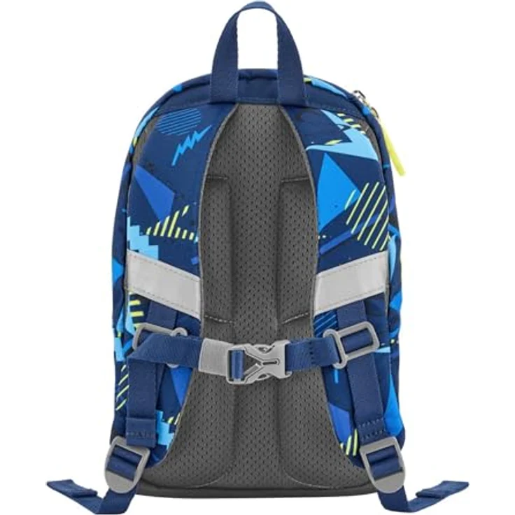 Step by Step Rucksack-Set KIGA Mini „Bagger Bobby“, blau-gelb, ergonomischer Rucksack mit höhenverstellbaren Brustgurt für Jungen 6l, ab 12 M+ – Bild 2