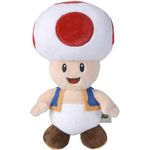 Super Mario Plüschfigur Nintendo Toad, 40 cm, aus samtig weichem Plüsch, geeignet ab 0 Jahren