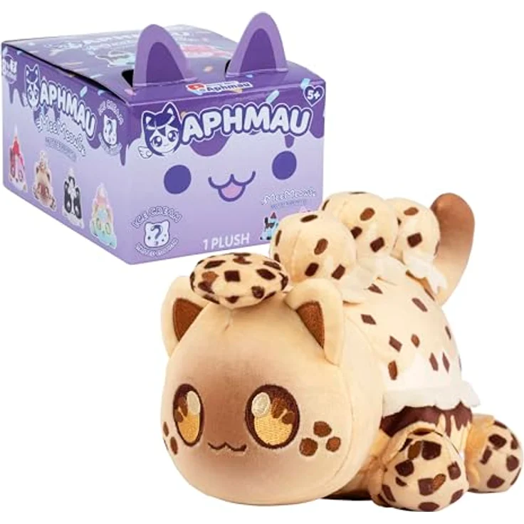 Aphmau 15 cm Mystery Meemeows Plush - Ice Cream, superweiches Kuscheltier in Blindbox, Sammelobjekt für Fans und Sammler – Bild 3