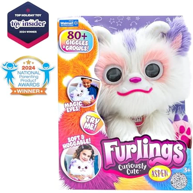 Funrise Toys Furlings Aspen, Interaktives Plüschtier mit über 80 Geräuschen und freudigen Interaktionen – Bild 6
