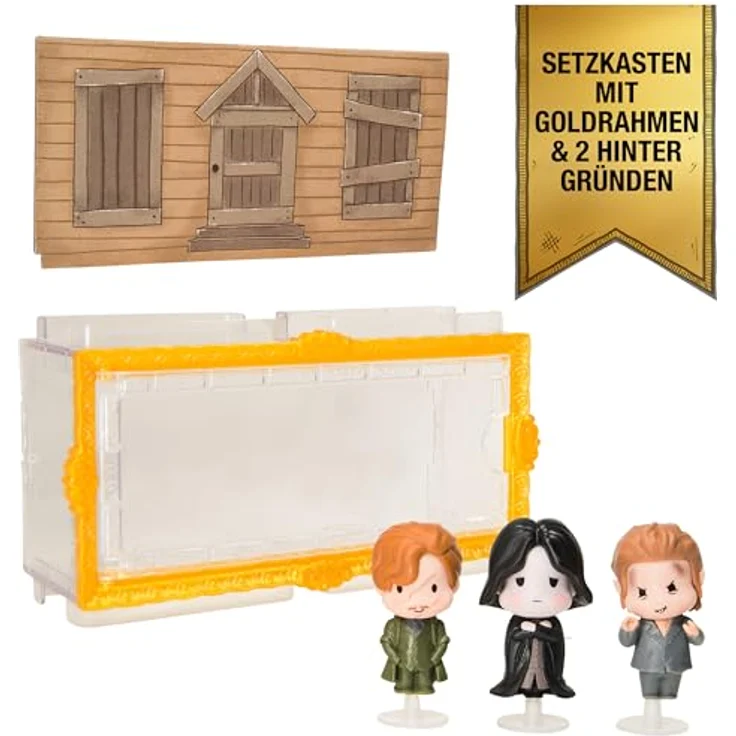 Wizarding World Harry Potter - Micro Magical Moments Sammelfiguren Multipack "Rivalen" mit Remus Lupin, Severus Snape und Peter Pettigrew, inkl. Setzkasten, für Kinder ab 6 Jahren – Bild 2