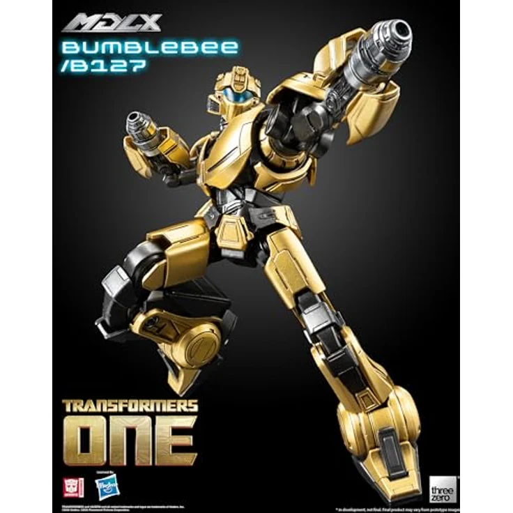 THREEZERO Transformers MDLX Actionfigur Bumblebee/B127, 12 cm, mit Zubehör in Fensterbox aus ABS, POM, PVC, Zinklegierung und Metallteilen – Bild 5