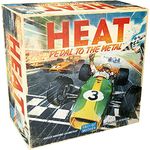 Heat Heat - Bordspel, Brettspiel für intensives Autorennen mit Solomodus und Meisterschaftssystem