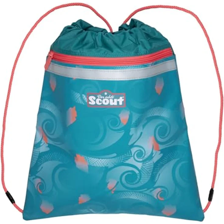 Scout Schulranzen Micro Safety Light Aloha, ergonomischer Schulranzen mit Grow-Up System, ca. 19 Liter Volumen, inkl. Powerbank – Bild 6