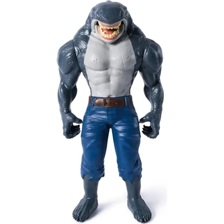 Spin Master DC Comics BAT FGR 12 Giants King Shark S2 V1 GML, 30,5 cm große Actionfigur mit authentischem Comicbuch-Styling und 11 Gelenkpunkten