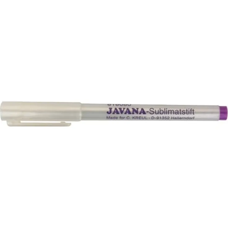 Kreul 818080 Sublimationsstift, violett, wasserlösliche Tinte zum Malen auf Stoff, Seide und Karton, selbstverlöschend nach 2-4 Tagen