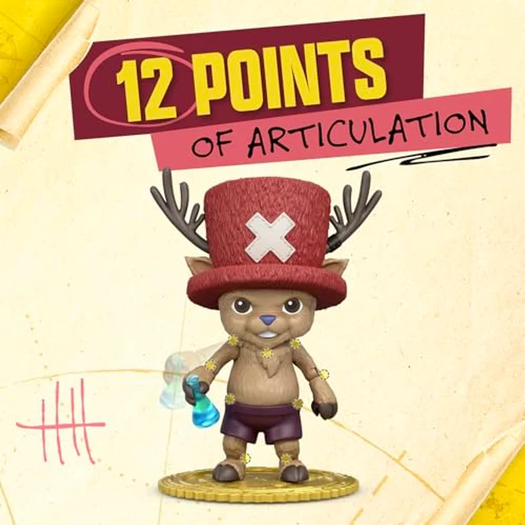 Moose Toys MS63318, Chopper Sammelfigur aus One Piece, 15 cm groß, detailreich für Sammler und kreatives Spiel – Bild 6