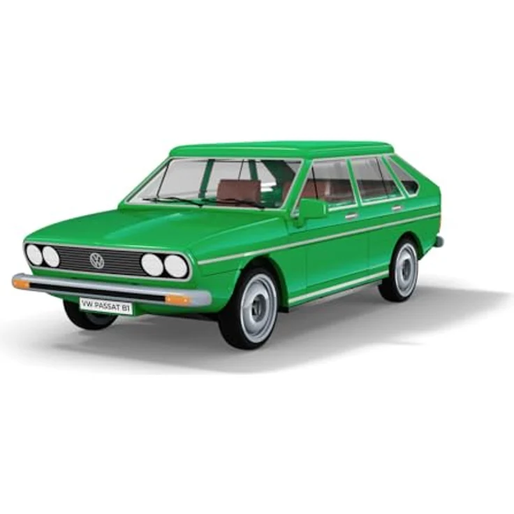COBI Volkswagen Passat B1 Sedan/Saloon, Modellfahrzeug in Grün, Bausteine made in EU – Bild 1