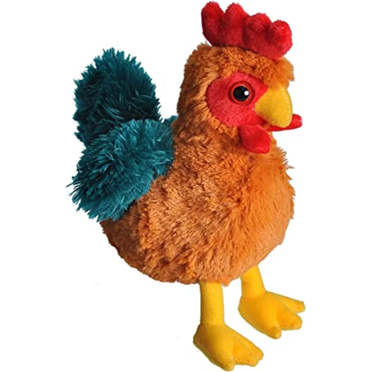 Wild Republic Hug 'ems Plüschtier, Kuscheltier, Hahn 18 Cm – Bild 2