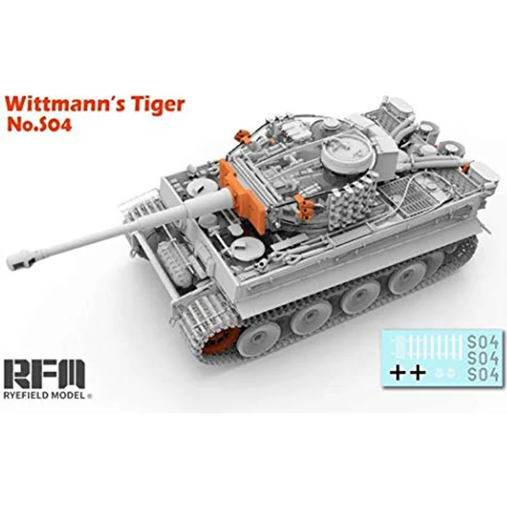 Rye Field Model Tiger I Early Production, Modellfahrzeug mit detailliertem Innenraum und Ätzteilen, Russland 1944 – Bild 2