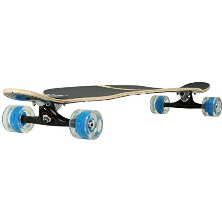 FunTomia Flex3 bis 68kg - Camber Longboard (Amerika LED - Ahornholz) – Bild 4