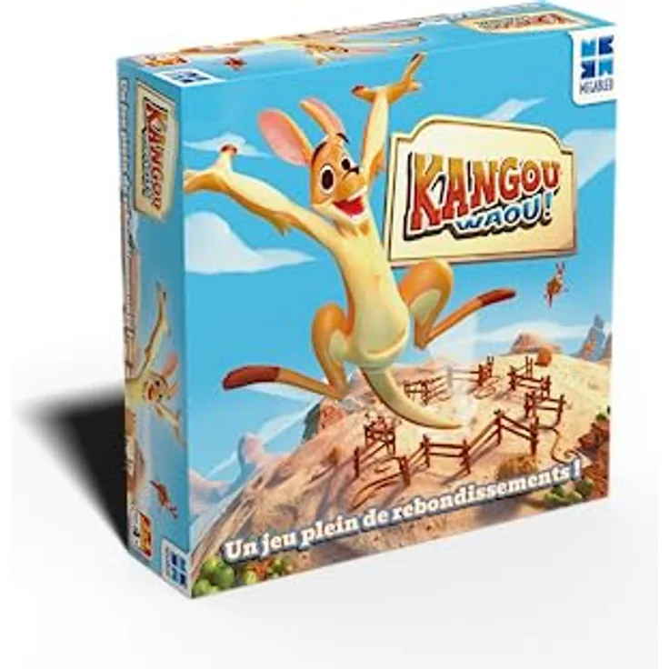 Megableu KANGOU’WAOU, Spiel für 2-4 Spieler ab 4 Jahren, Action- und Reflexspiel in französischer Version