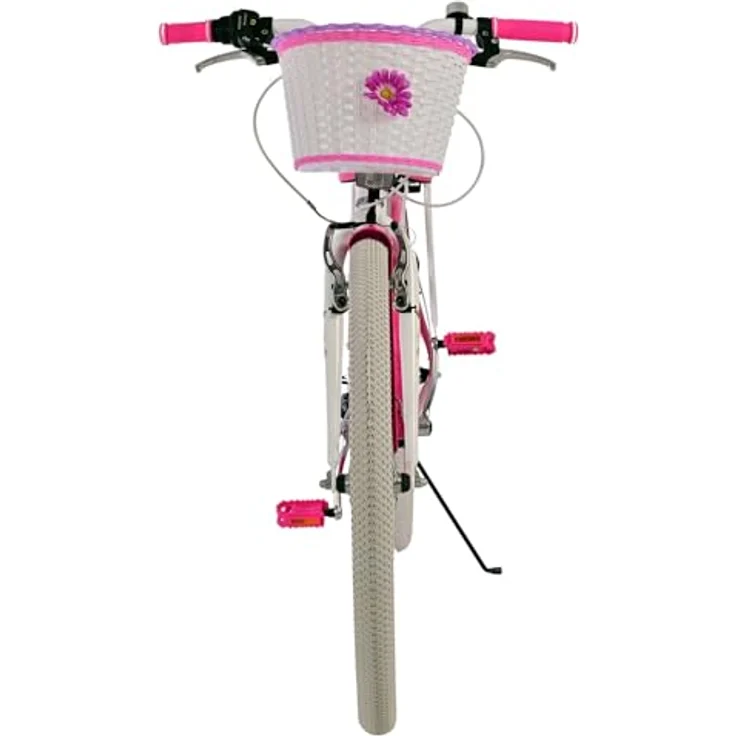 Volare Kinderfahrrad Lovely 26 Zoll Rosa, Mädchen Fahrrad mit 7 Gängen, Reflektoren und Klingel – Bild 6