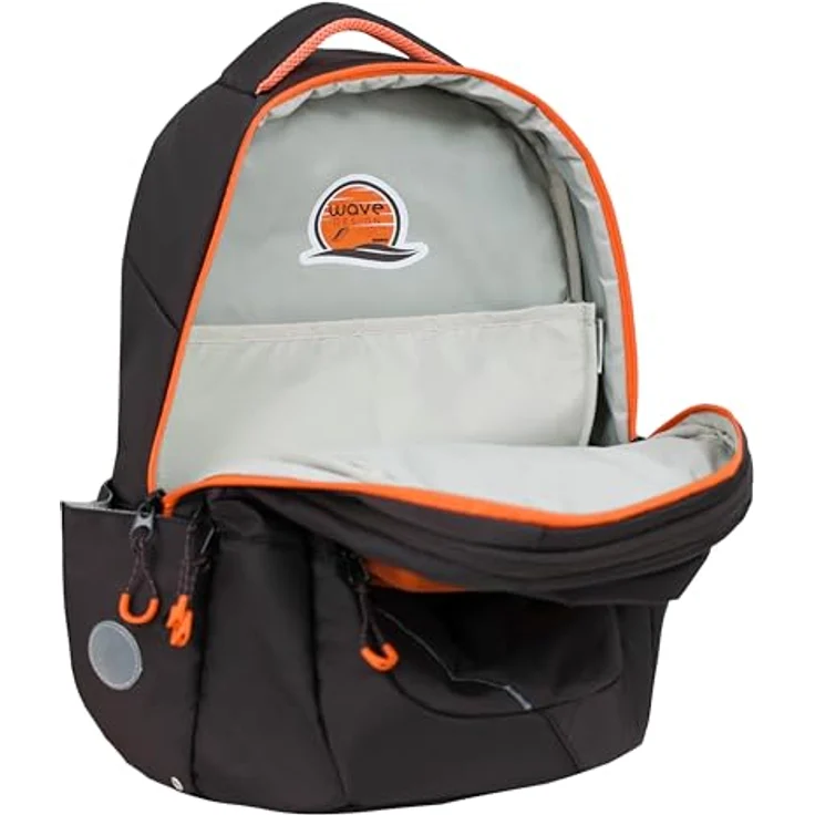 Wave Prime Schulrucksack, 30L, mit gepolstertem Laptopfach und verstellbaren Schultergurten, wasserabweisendes Material – Bild 6