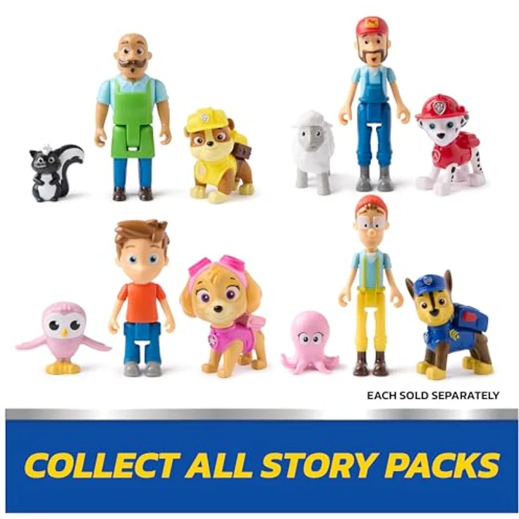 Spin Master PAW Patrol PAW FGR Story Figure Pack Skye und Alex Porter, 5 cm und 7,5 cm Figuren, Mehrfarbig – Bild 5