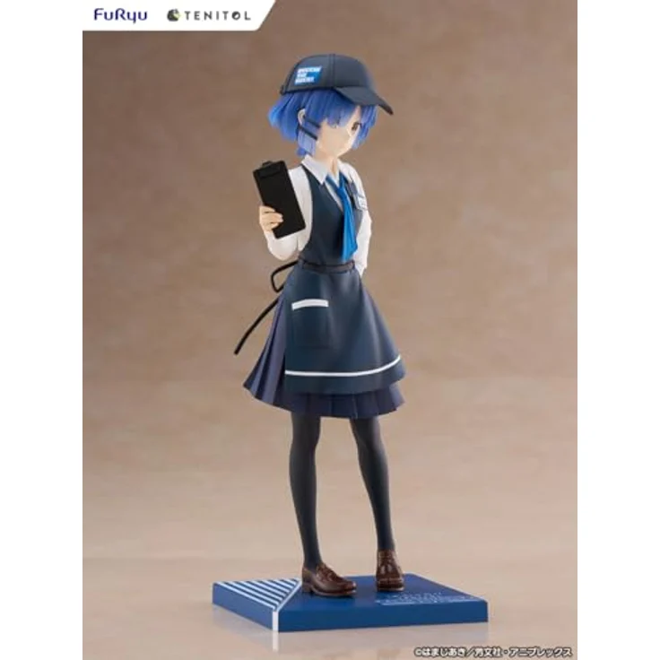 FuRyu Bocchi the Rock! Tenitol PVC Statue Ryo Yamada Cafe Style Ver. 21 cm, detailreiche Sammelfigur in bedruckter Box – Bild 9