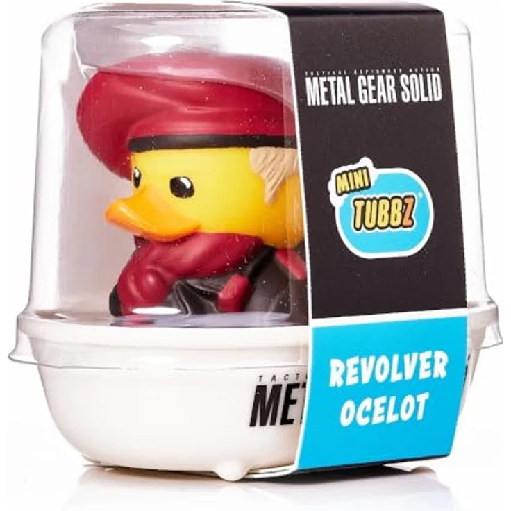 TUBBZ Kleine Revolver Ocelot Sammelbare Vinyl-Gummientenfigur - Offizielles Metal Gear Solid Merchandise - Thriller Action Videospiele, Mini-Figur 5cm, ideal für begrenzten Platz - TUBBZ – Bild 3