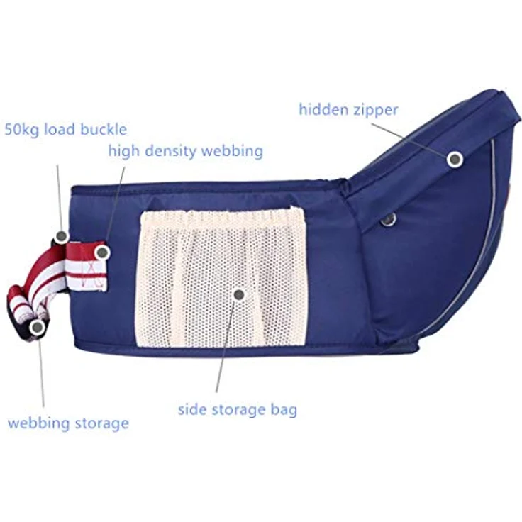 Ergonomische Hipseat Babytrage, Sitzhocker Sitz für das Tragen von Baby Kleinkinder, geringes Gewicht und Arbeitsersparnis – Bild 5
