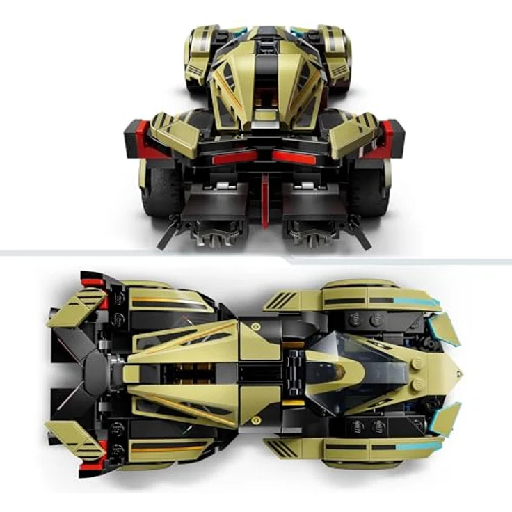 LEGO Speed Champions Lamborghini Lambo V12 Vision GT Supersportwagen, Spielzeugauto mit Minifigur und authentischen Details, für Kinder und Gamingfans 76923 – Bild 4