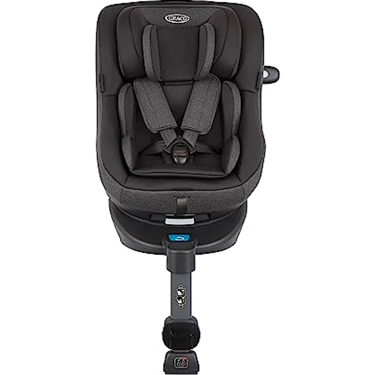 Graco Reboarder-Kindersitz Turn2Me i-Size mit Isofix-Basis & Sitzverkleinerer - Heather, ab Geburt bis 4 Jahre, 360° drehbar – Bild 2