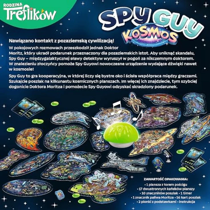 TREFL Spy Guy Weltraumspiel, interaktives Brettspiel für Kinder – Bild 2