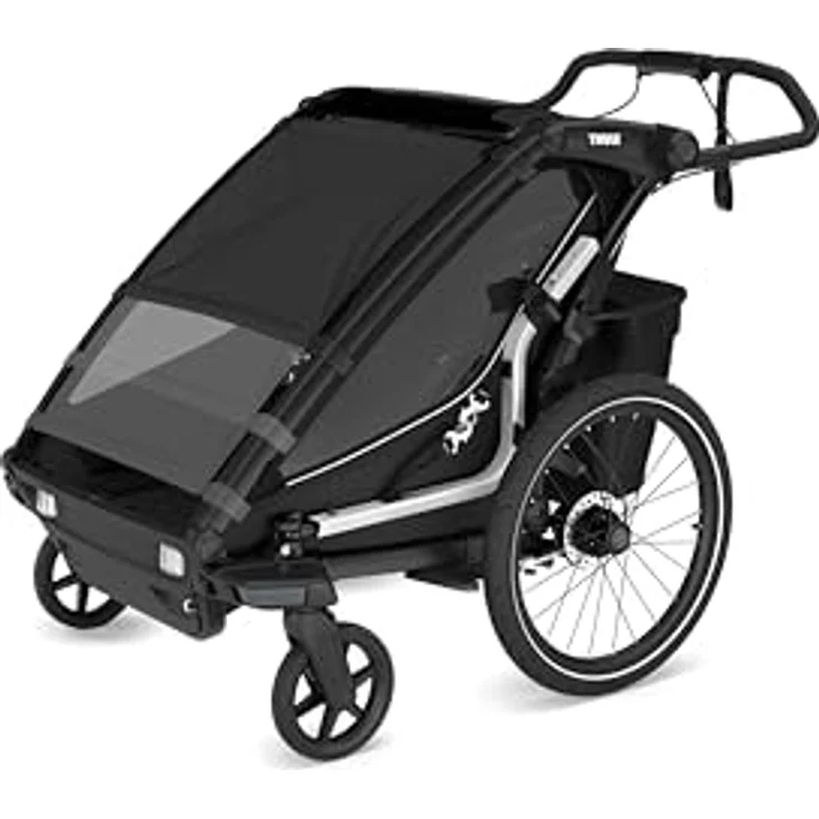 Thule Chariot Sport 2, Veloanhänger mit schneller Einhand-Umwandlung in Kinderwagen und sicherer Ein-Klick-Befestigung – Bild 10