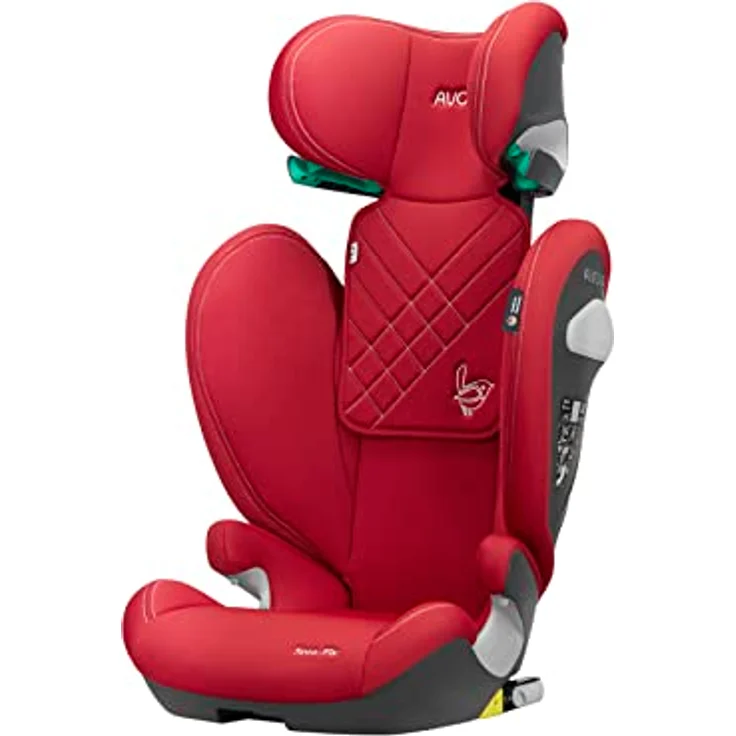 Avova Sora-Fix Autokindersitz, 12-fach verstellbare Sicherheitskopfstütze, ISIP, ab 100 cm - 150 cm, Schwarz – Bild 3
