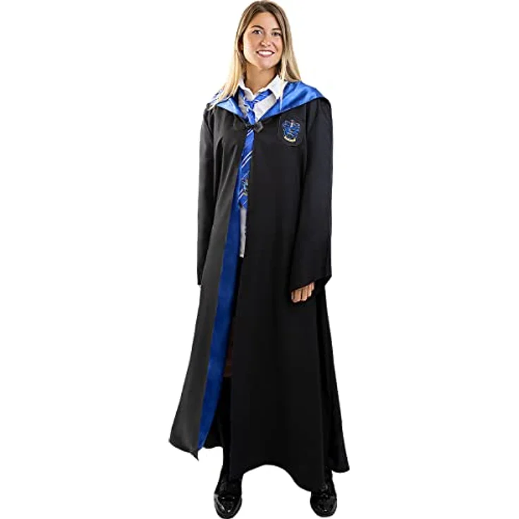 Funidelia Ravenclaw Harry Potter Kostüm, 100% Offizielle Robe für Herren und Damen, Größe L, bunt, für Karneval und Kostümpartys – Bild 5