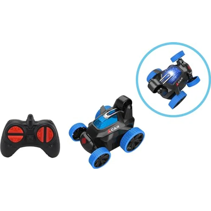 Vedes RC-Auto Racer R/C Stunt 5-Wheel 2.4 GHz, ferngesteuertes Auto mit Überschlagfunktion, inklusive Batterien – Bild 3