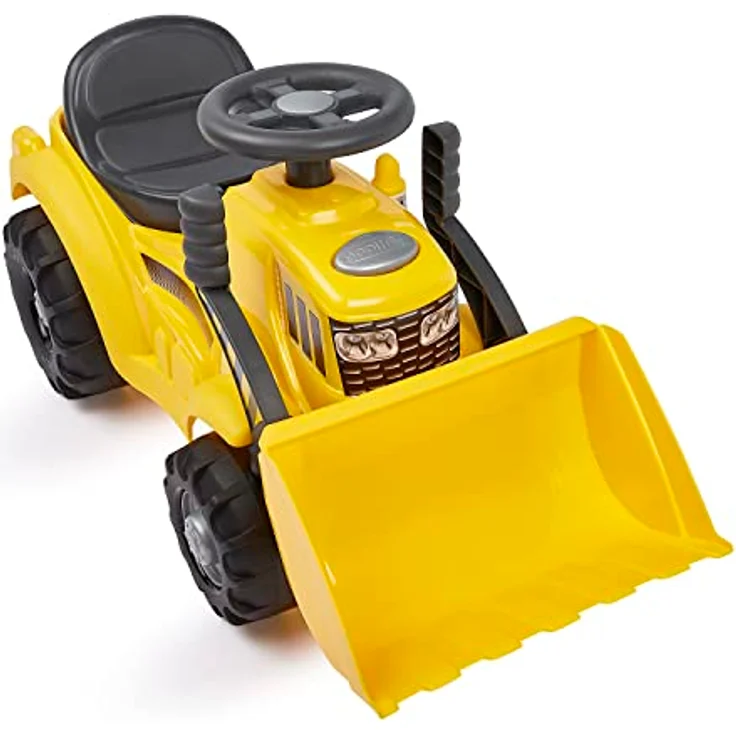 Ecoiffier Traktor Tracto Schaufel – Outdoor-Spiel für Kinder, Gelb, Hergestellt in Frankreich – Bild 5