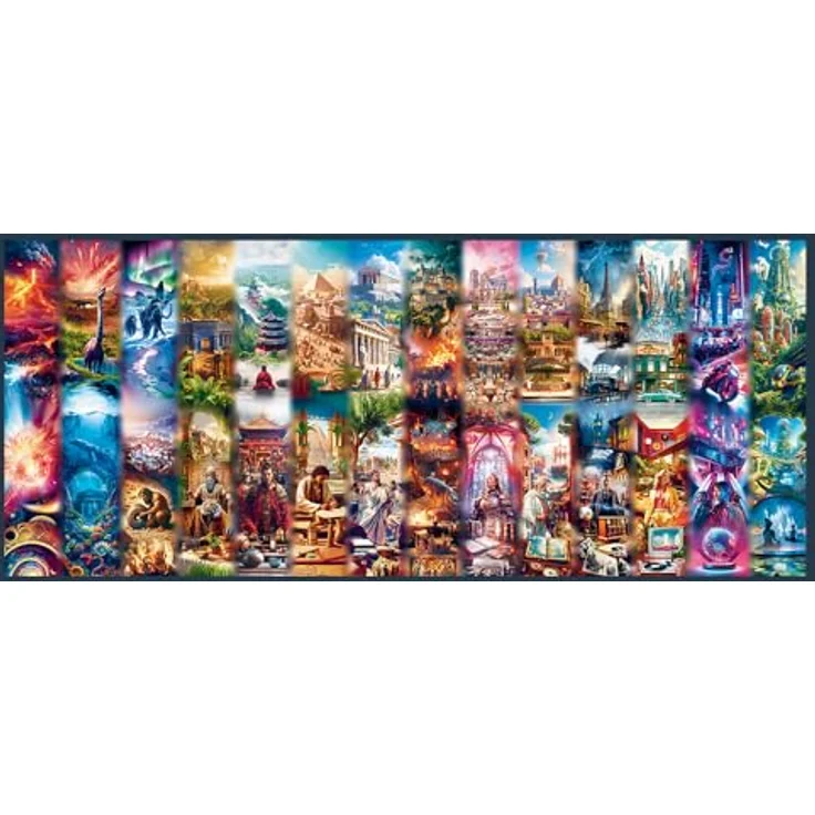 Trefl Prime - Puzzle UFT, Earth Chronicles: from The Creation to The Future - 21000 Elemente, Riesengroßes Puzzle, FSC-zertifiziert, für Erwachsene und Kinder ab 12 Jahren – Bild 3