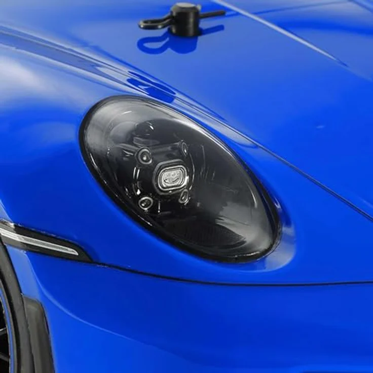 Tamiya 1/10 Porsche 911 GT3 992 TT-02, 4x4 On-Road Touring Kit mit HobbyWing THW 1060 Motor ESC, robuster Polycarbonat-Körper und unabhängiger Doppelquerlenkeraufhängung – Bild 4