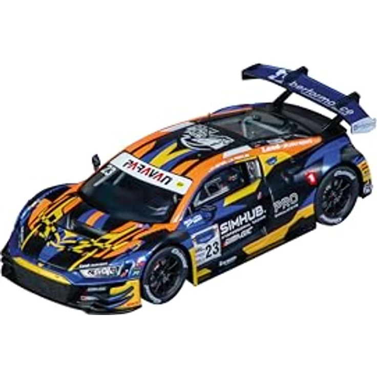 Carrera D132 Audi R8 LMS GT3 Evo, No.23, detailgetreue Nachbildung im Maßstab 1:32, ideal für Rennbahn-Enthusiasten, Verpackung in Fenster-Box – Bild 1