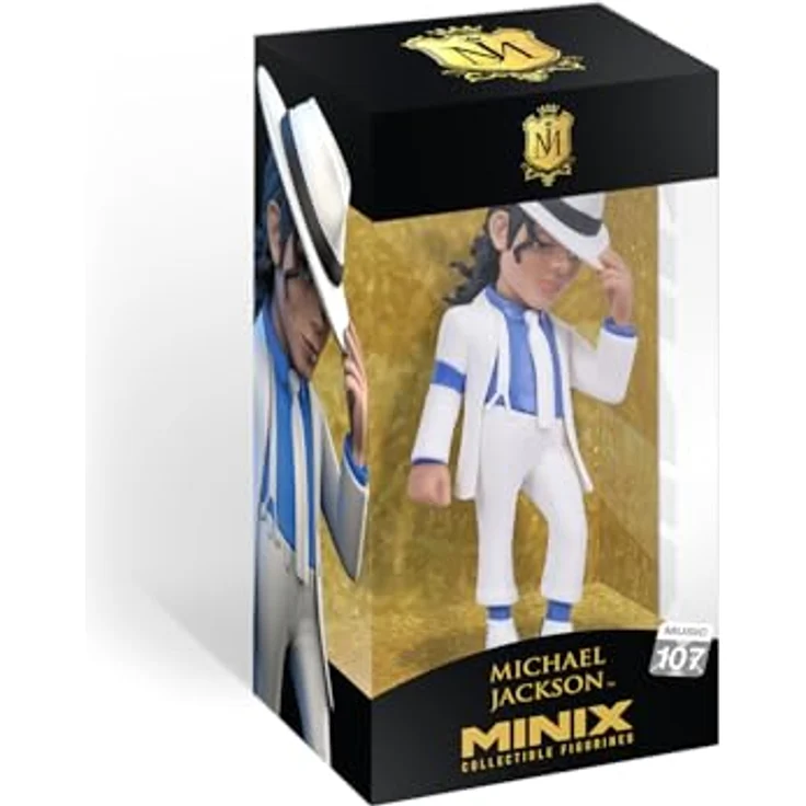 MINIX Michael Jackson Smooth Criminal Figur, 12 cm, beige, detailreiche Sammlerfigur – Bild 2