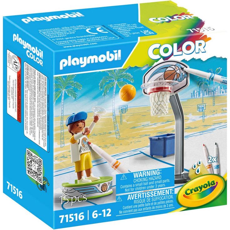 Playmobil® Konstruktions-Spielset Skater mit Basketball (71516), Color, (15 St), Made in Europe - Preisvergleich