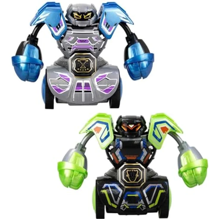 Silverlit Robo Combat Tornado Battle Pack, Ferngesteuertes Kampfroboterset mit 360° Tornado Punch und Power-Gürtel – Bild 3