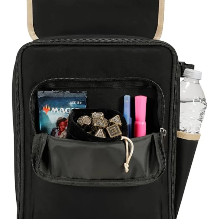 ENHANCE Designer Edition Kompakter MTG-Rucksack, anpassbarer Innenraum für Magic: The Gathering, Lorcana & mehr, Schwarz – Bild 5