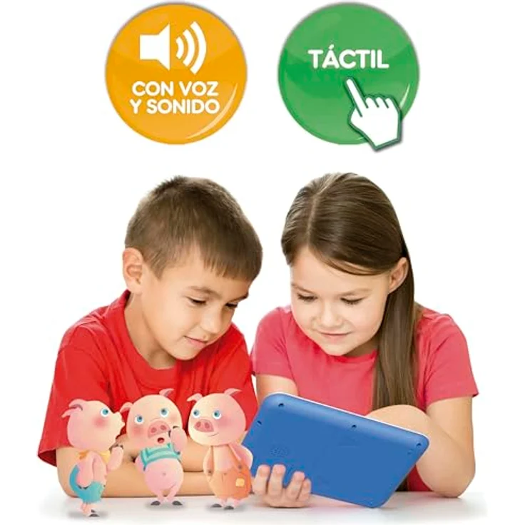 Educa Märchenerzähler Touch Junior (ES), interaktives Lernspiel mit 8 Aktivitätsblättern, drei Spielmodi und kreativen Märchen für Kinder von 2 bis 6 Jahren – Bild 3