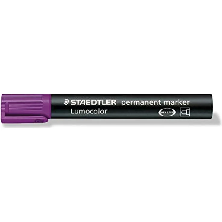 STAEDTLER Permanentmarker Lumocolor permanent 2mm violett, geruchsarm und wasserfest – Bild 3