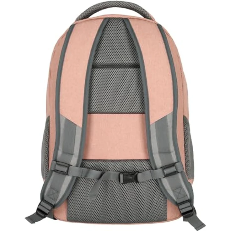 Travelite Basics Rucksack mit Laptopfach Schulrucksack Daypack Backpack Rosa/Grau – Bild 4