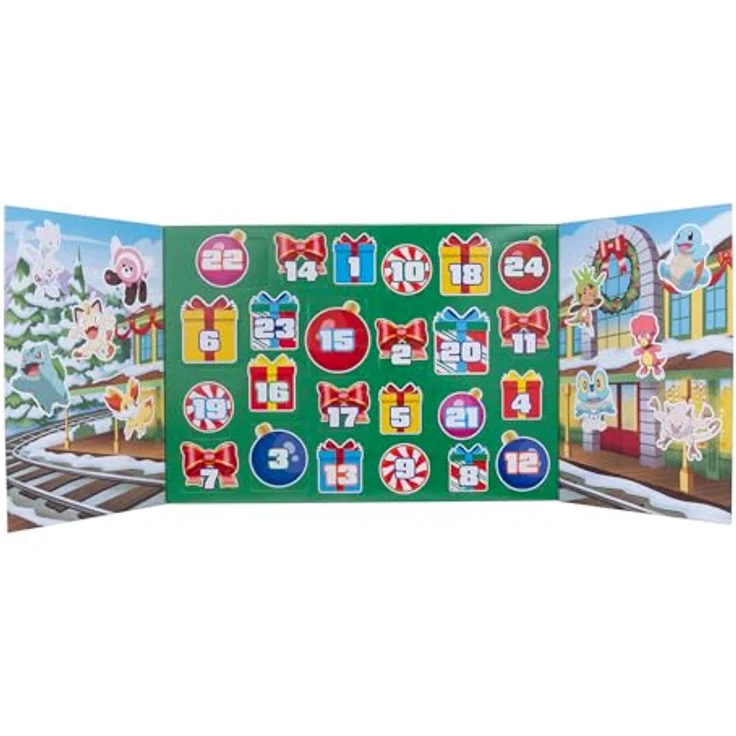Pokémon PKW3623 - Battle Figure Adventskalender 2024, offizieller Pokémon Kalender mit 24 Überraschungen, ab 4 Jahren – Bild 3