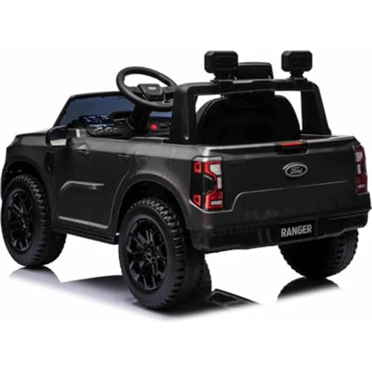 OTTO Ford Ranger Elektro-Kinderauto, 12V mit 2 Motoren, Multimedia, 1-Sitzer, Belastbarkeit 30 kg, schwarz – Bild 3