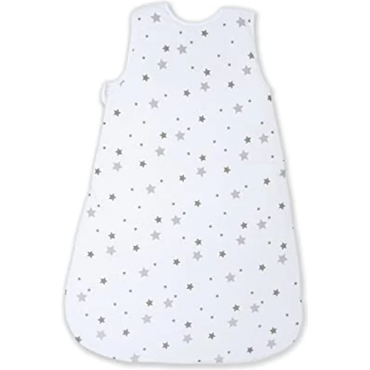 Herding Baby Best Baby-Schlafsack, Panda Motiv, 90 cm, Seitlich umlaufender Reißverschluss und Druckknöpfe, Weiß – Bild 5