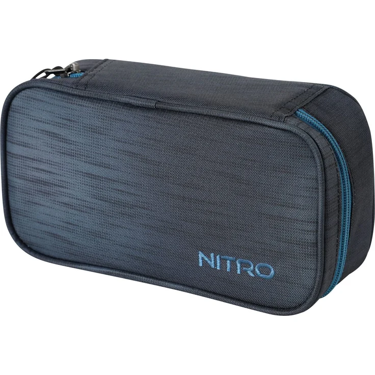 NITRO Federmäppchen Pencil Case XL, haze, bestickt - Schulutensilien-Organizer mit Stundenplanfach und verstecktem Spickerfach – Bild 1
