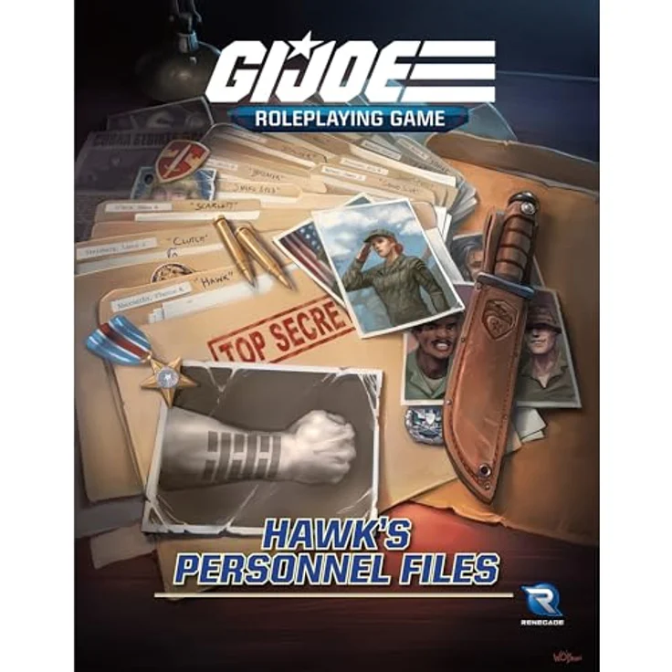 Sonstige Verlage G.I. Joe Roleplaying Game Hawk's Personnel Files Sourcebook, Rollenspiel-Quellenbuch mit 64 Statistiken und neuen Charakteroptionen für die goldene Ära von G.I. Joe – Bild 3